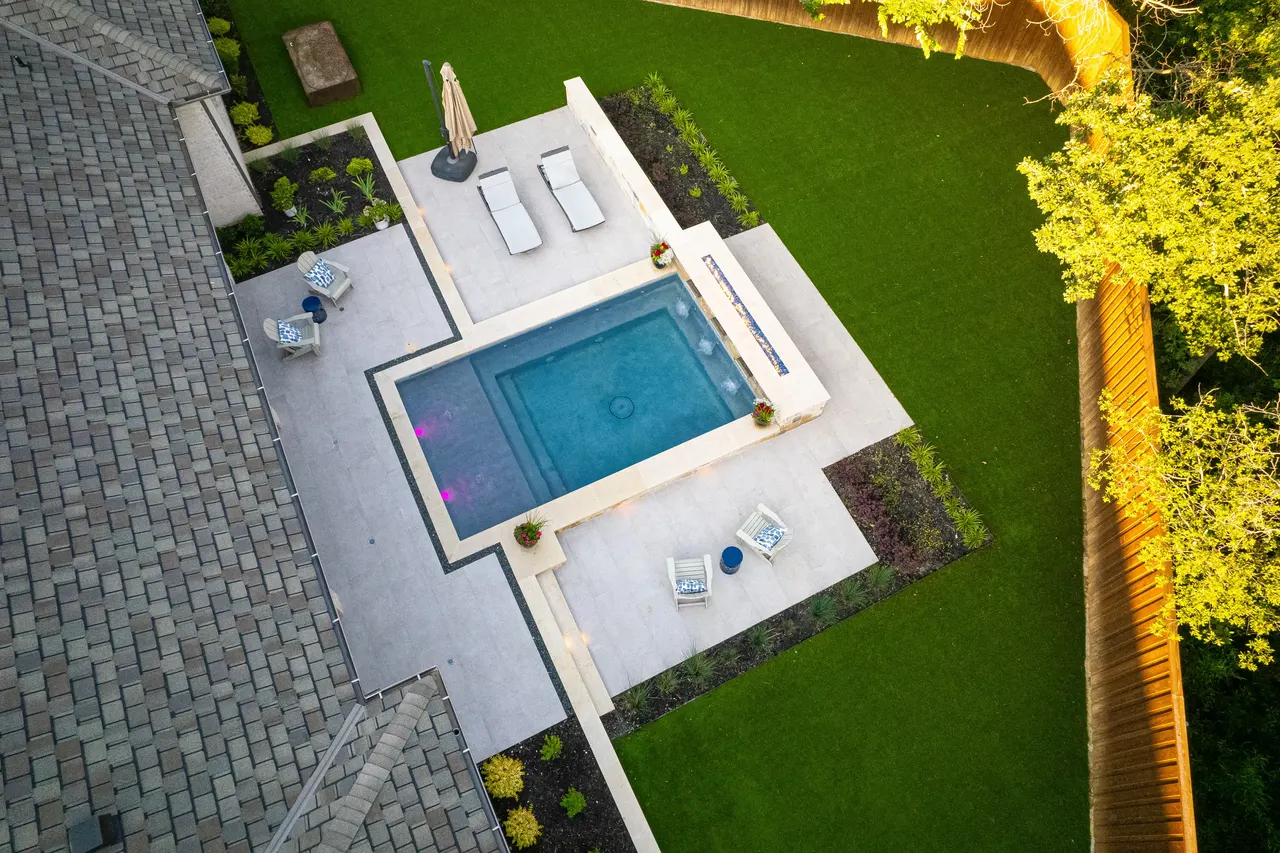 Oakbrook Hills — custom pool in Keller, TX
